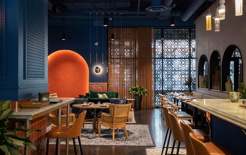 Restaurant Interior Design inspired by Mediterranean travel
